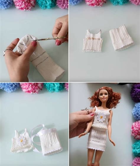 barbie oberteil|DIY Barbie Kleidung mit & ohne nähen